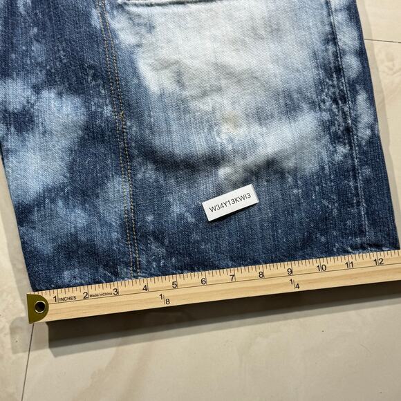 Men's Sean Johns Baggy Jorts Inner Pockets Jesse Pinkman Acid Wash Size 40 - Picture 9 of 9